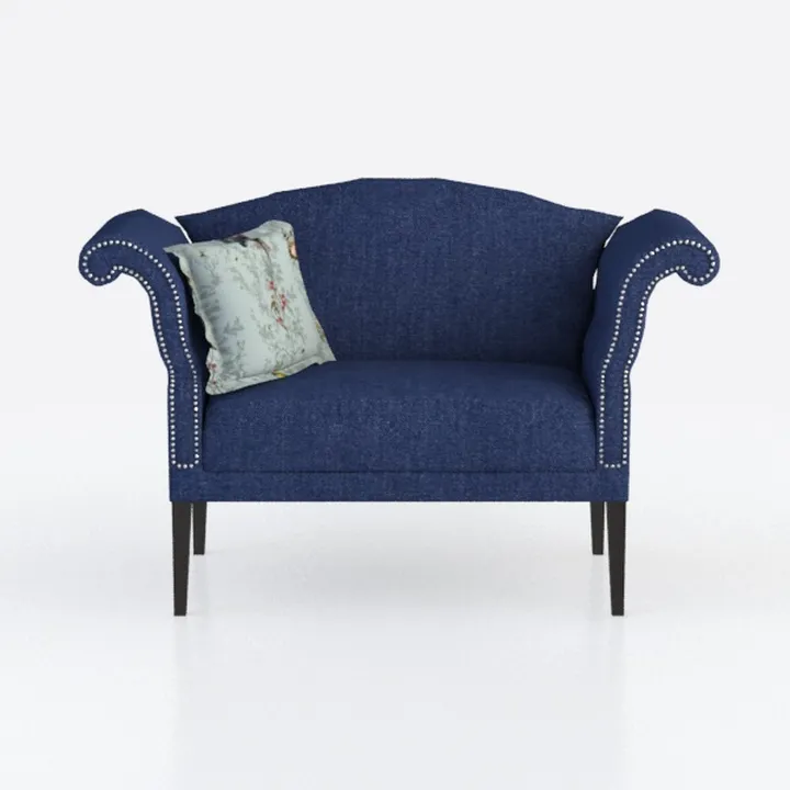 Setawix Chenille Upholstered Chaise Lounger Sleepe