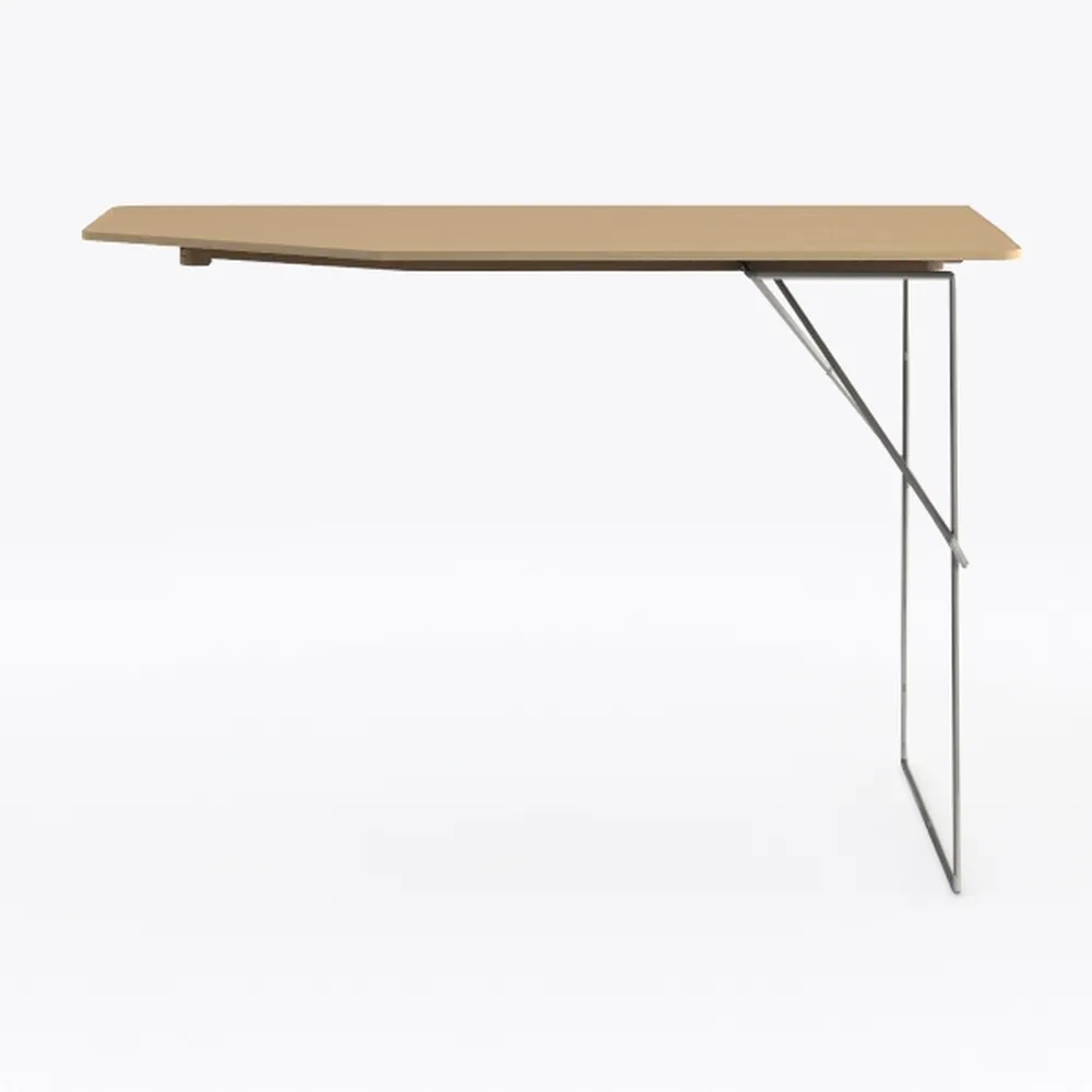 GHHVFEC Tavolo Pieghevole da Parete – Scrivania Pieghevole salvaspazio per cucine, Laboratori Artigianali, Bar e postazioni di Cucito, Finitura Noce (40x30 cm)