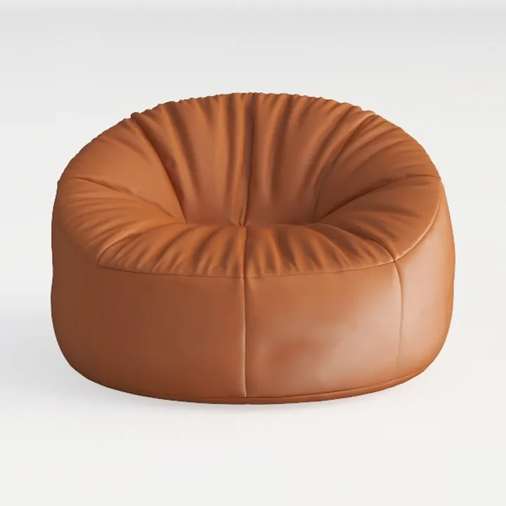 Big Joe Hug Bean Bag Chair, Tan, Vegan Suede