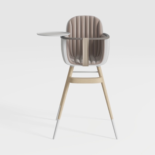 Ann Beechwood Pink 4-in-1 Highchair