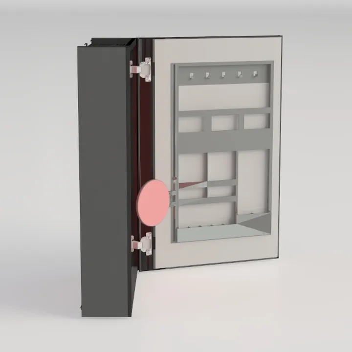 36”Wx30”H Lighted Medicine Cabinet - Aluminum Fram