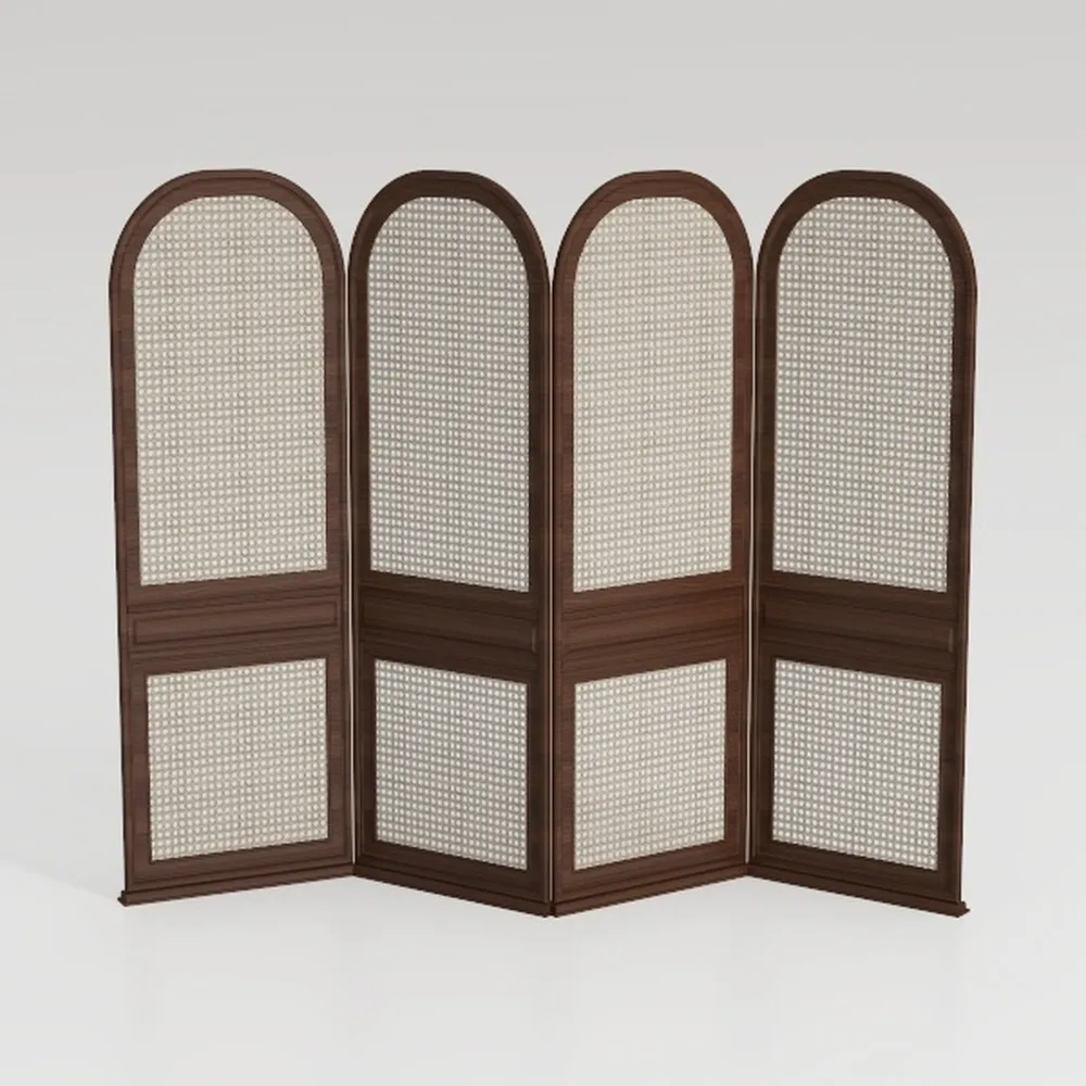 4 Panel Room Dividers and Folding Privacy Screens,