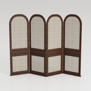 4 Panel Room Dividers and Folding Privacy Screens,