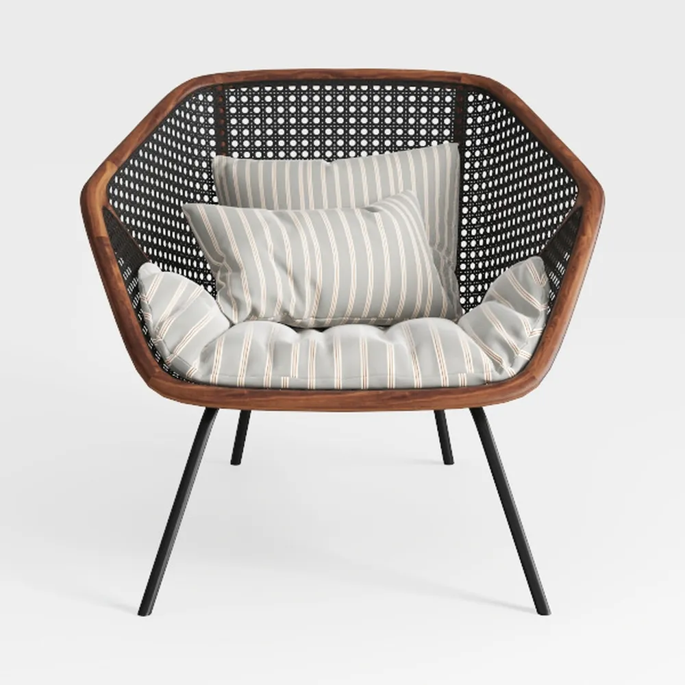 Great Deal Furniture Becky Indoor Wicker Club