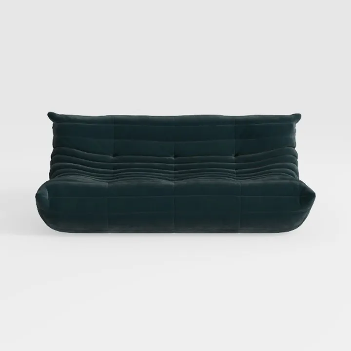 85" Boneless Couch with Ottoman, Cloud Sofa