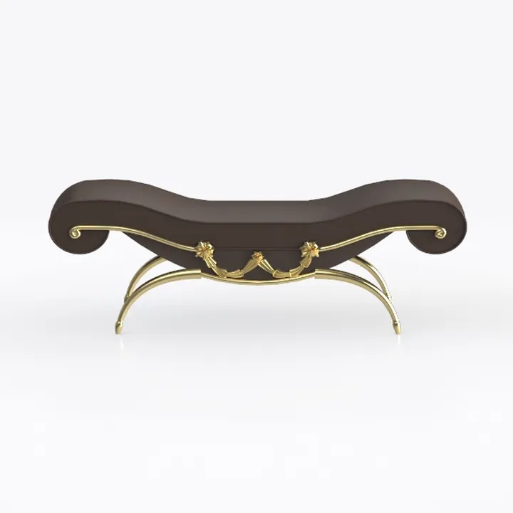 Lounger Sofa Bronze Sculpture Love Statue Decor