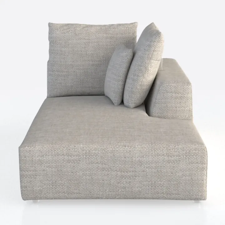 Woclrazzy 106" Modular Sectional Sofa, L-Shape Cou