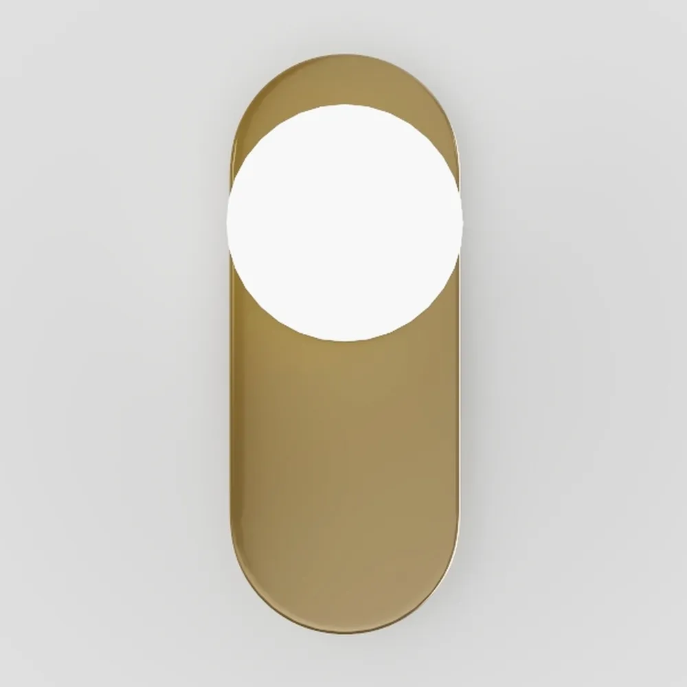 13.8 in Brass Alabaster Wall Sconces, Natural