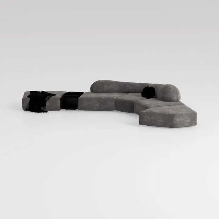 YI DANICA L-Shaped Sectional Couch – Modular with