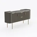 MUPATER 54.3'' Kitchen Buffet Storage Cabinet Right 45 Degree View