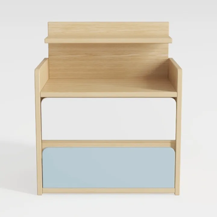 Modern Minimalist Nightstand, Mid Century Bedside 