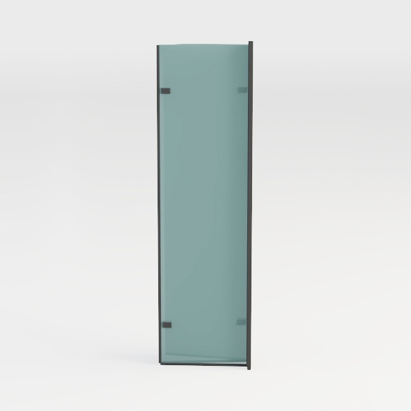 24"-25.9" W x 72" H Pivot Frameless Shower Door