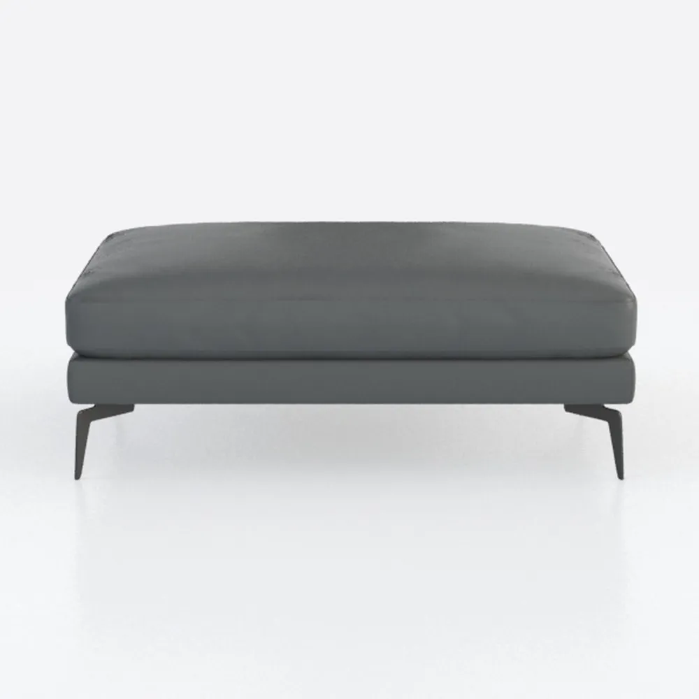 Nicecmft Soft Chenille Ottoman Footrest for Sectio