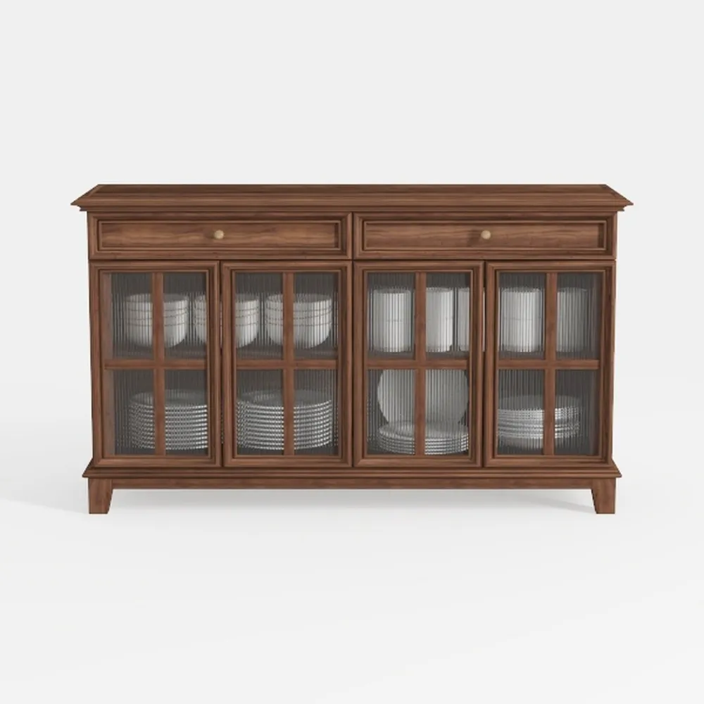 Bush Furniture Key West Tall TV Stand for 65 Inch