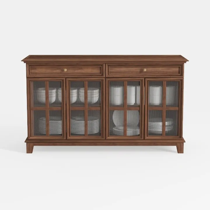 Bush Furniture Key West Tall TV Stand for 65 Inch
