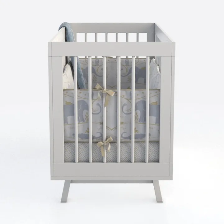 Theo Pebble Gray 3-in-1 Convertible Crib