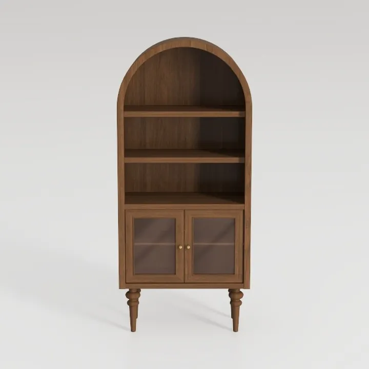 SICOTAS Book Shelf Arched Cabinet Bookshelf Arch