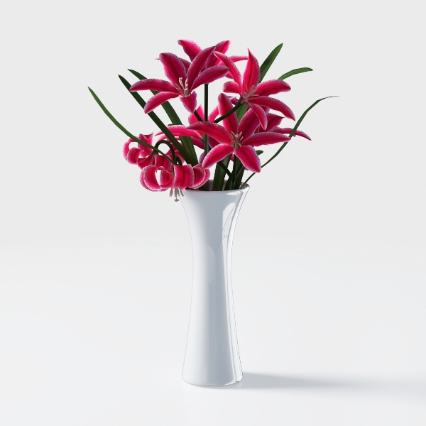 1Pc Nordic Flower Vase Minimalist Style Solid Color Plastic Pot Decoration Home Desk Plant Wedding Table Contain Arrangement