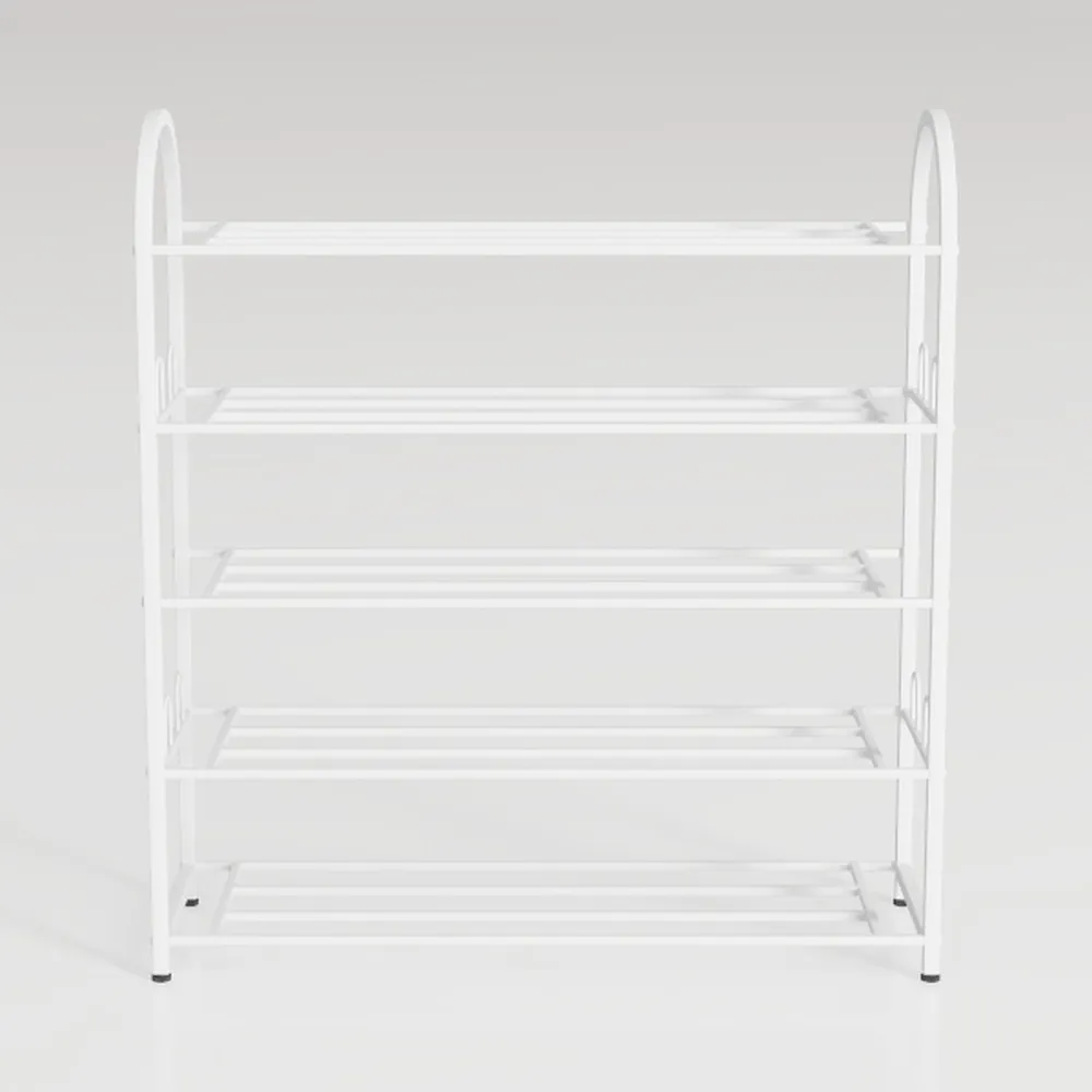 4 Tier Bamboo Shoe Rack for Closet Free Standing