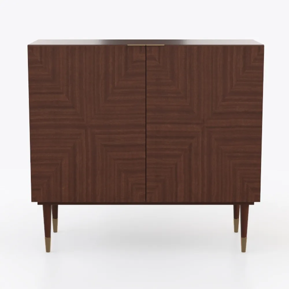 LYNCOHOME Fluted Sideboard Buffet Cabinet with