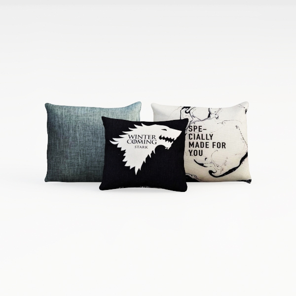 Outdoor Pillow Covers 16 x 16 Inches, Grey