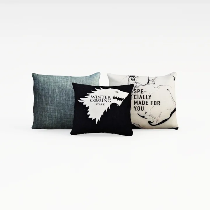 Outdoor Pillow Covers 16 x 16 Inches, Grey