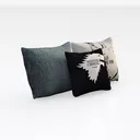 Outdoor Pillow Covers 16 x 16 Inches, Grey Right 45 Degree View