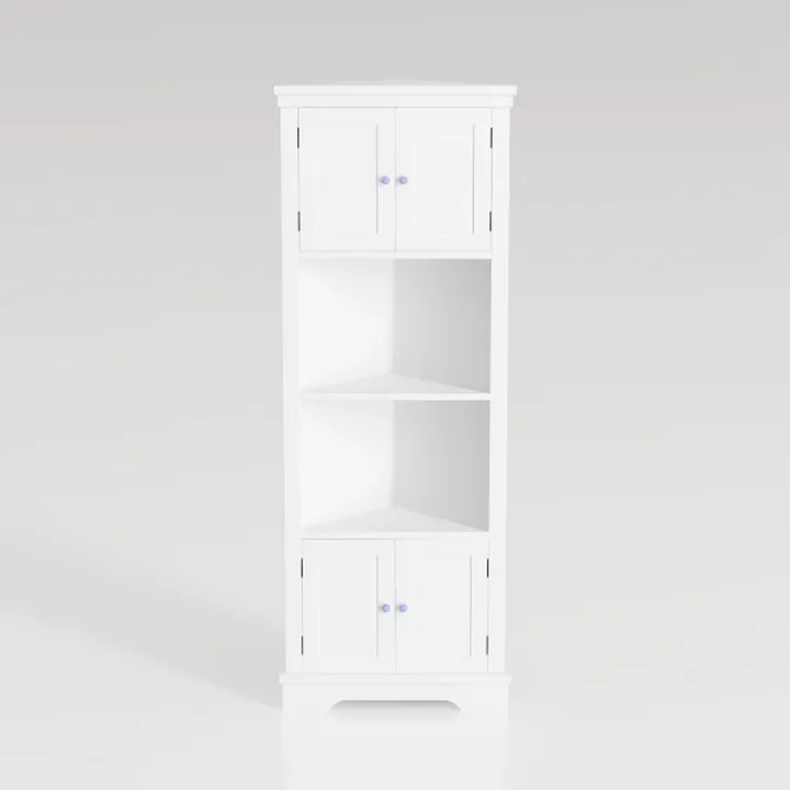 47.2"H Metal Tall Narrow Bathroom Storage Cabinet,