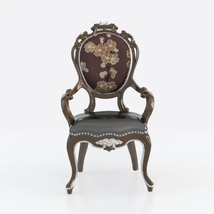 Design Toscano Toulon French Rococo Armchair