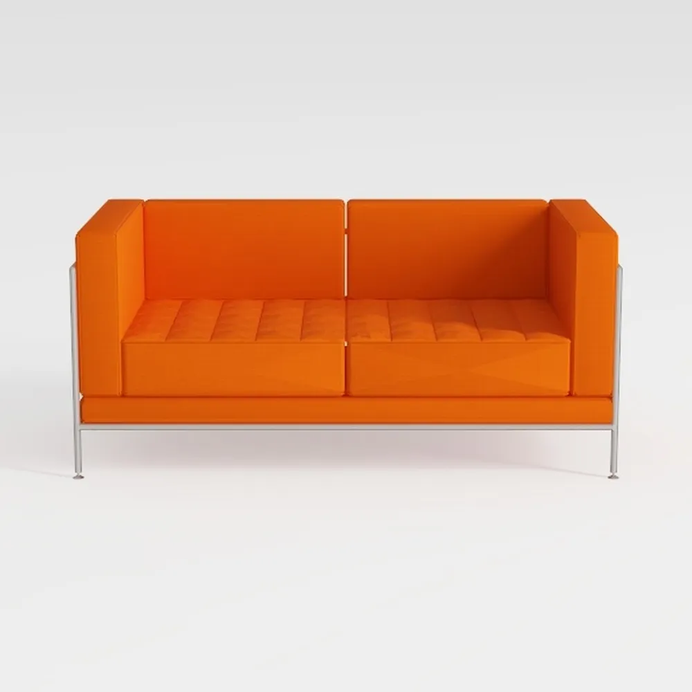 81" Mid Century Modern Velvet Sofa, Loveseat 3 
