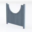 garden gate-Cozy Garden Fences & Gates Left 45 Degree View