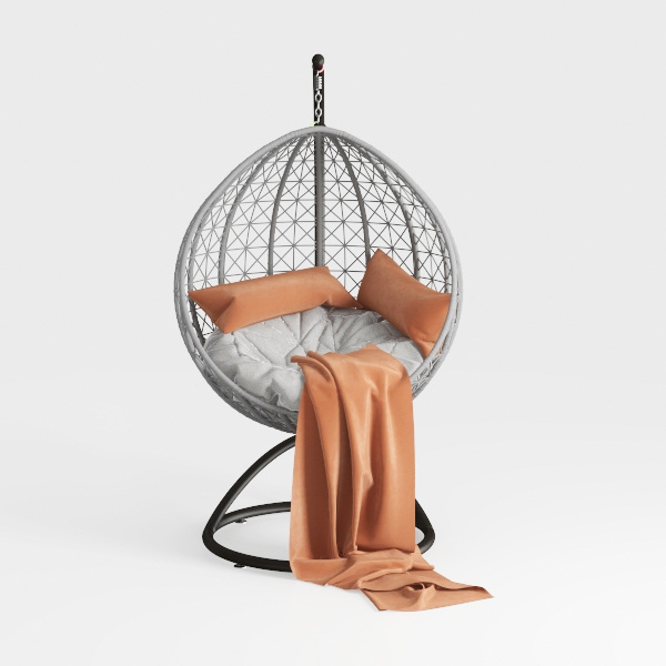 Oversized Wicker Egg Chair Outdoor Indoor Rattan