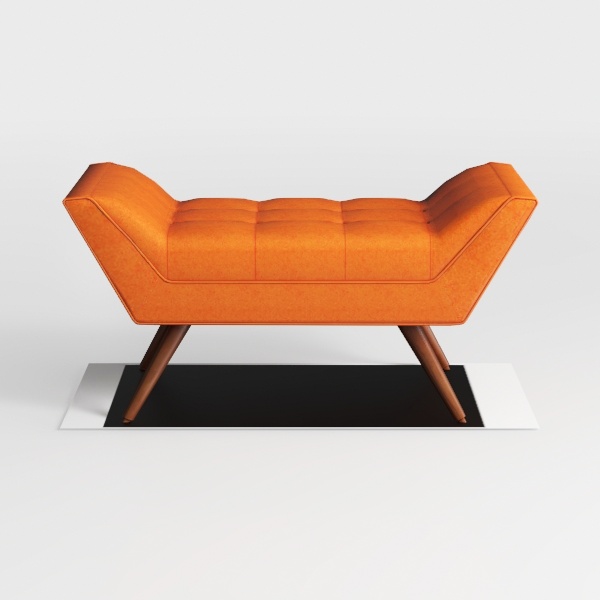 whitaker ottoman in stockholm saffron