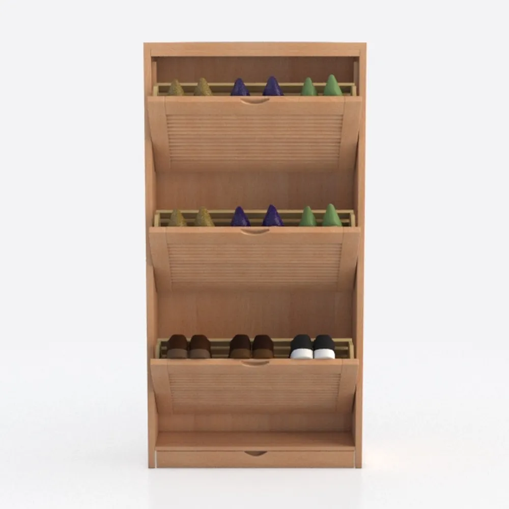 AVZEAR Shoes Cabinet, Narrow Shoes Storage Cabinet