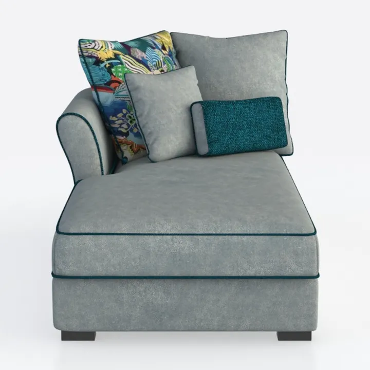 Furniture of America Tatiana Modern Chenille Modul