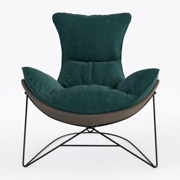 Mid-Century Velvet Swivel Accent Chair Set with