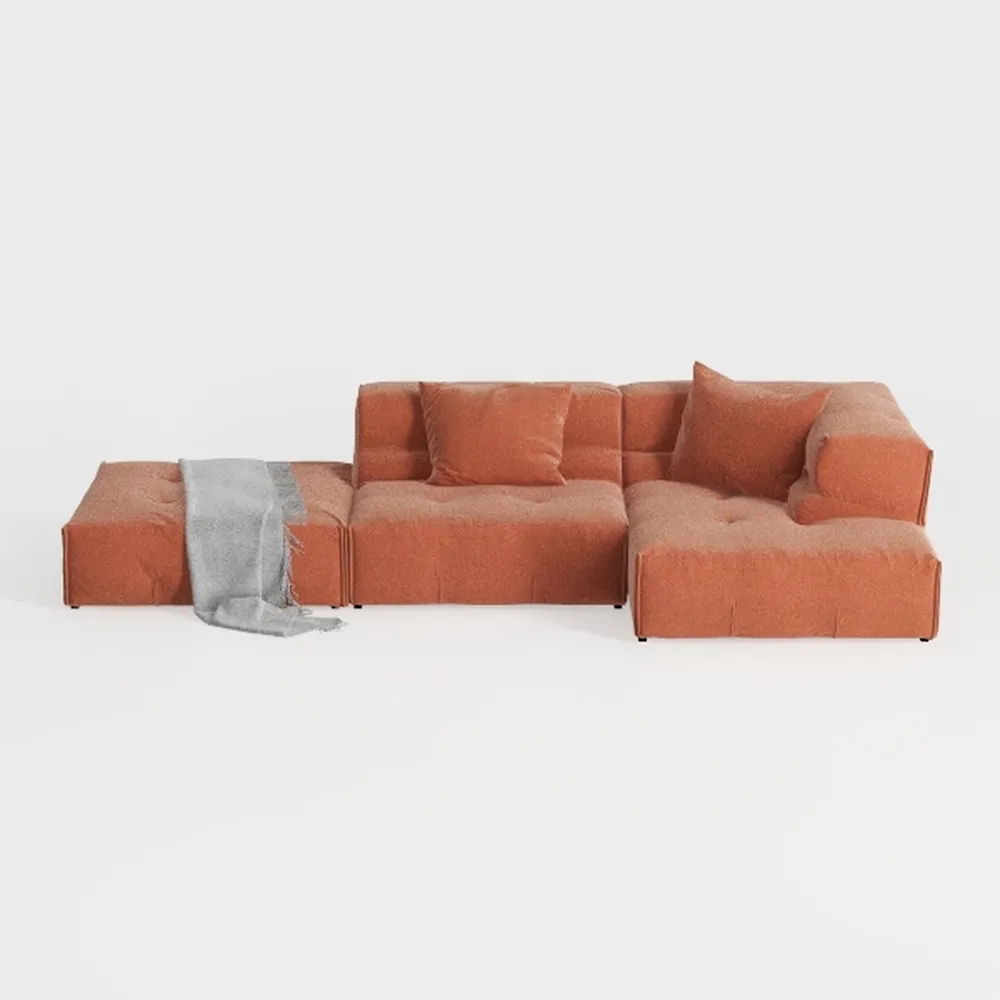Sectional Convertible Sofa Bed with Storage
