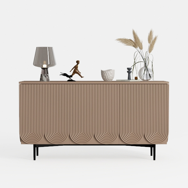 Mid-Century Modern Sideboard Buffet Cabinet with