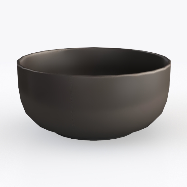 CHINESE PORCELAIN CEREAL BOWL Graphite