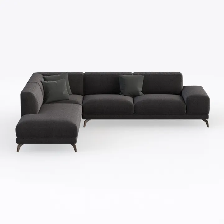 Modern Sofa with L-Shaped Chaise Longue, with