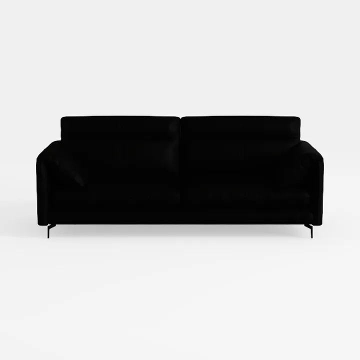 KEIKI 74 Inch 3-Seater Deep Seat Sofa, Modern Velv