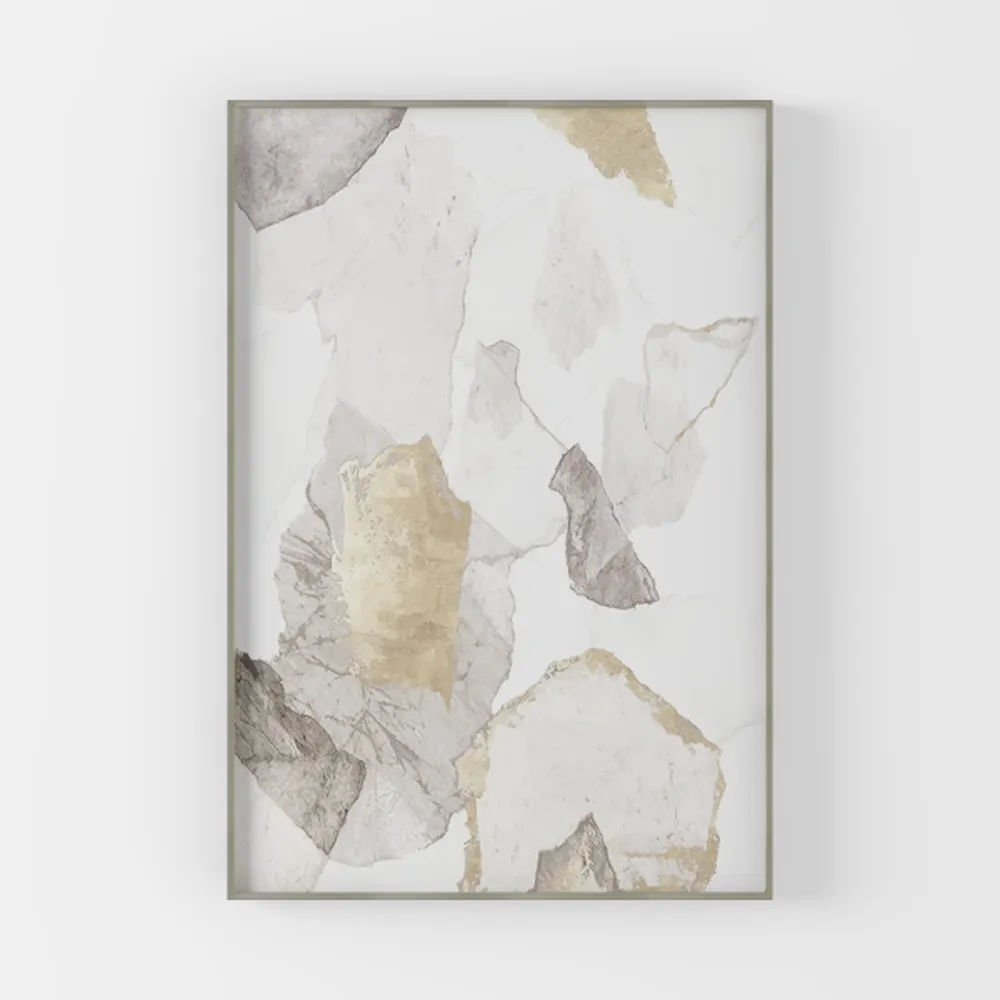 Stupell Industries Abstract Floral Splashes Gray