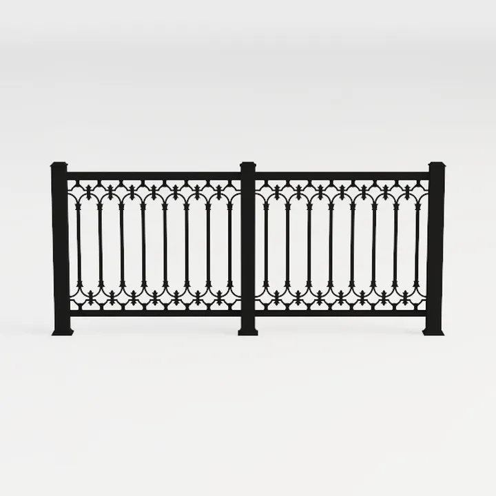 European wrought iron railing_06