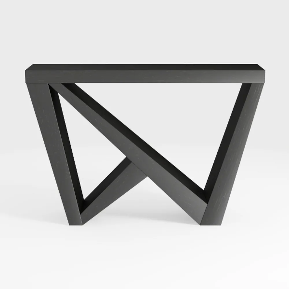 63 in. Dark Grey 3-Person Acacia Wood Outdoor Benc