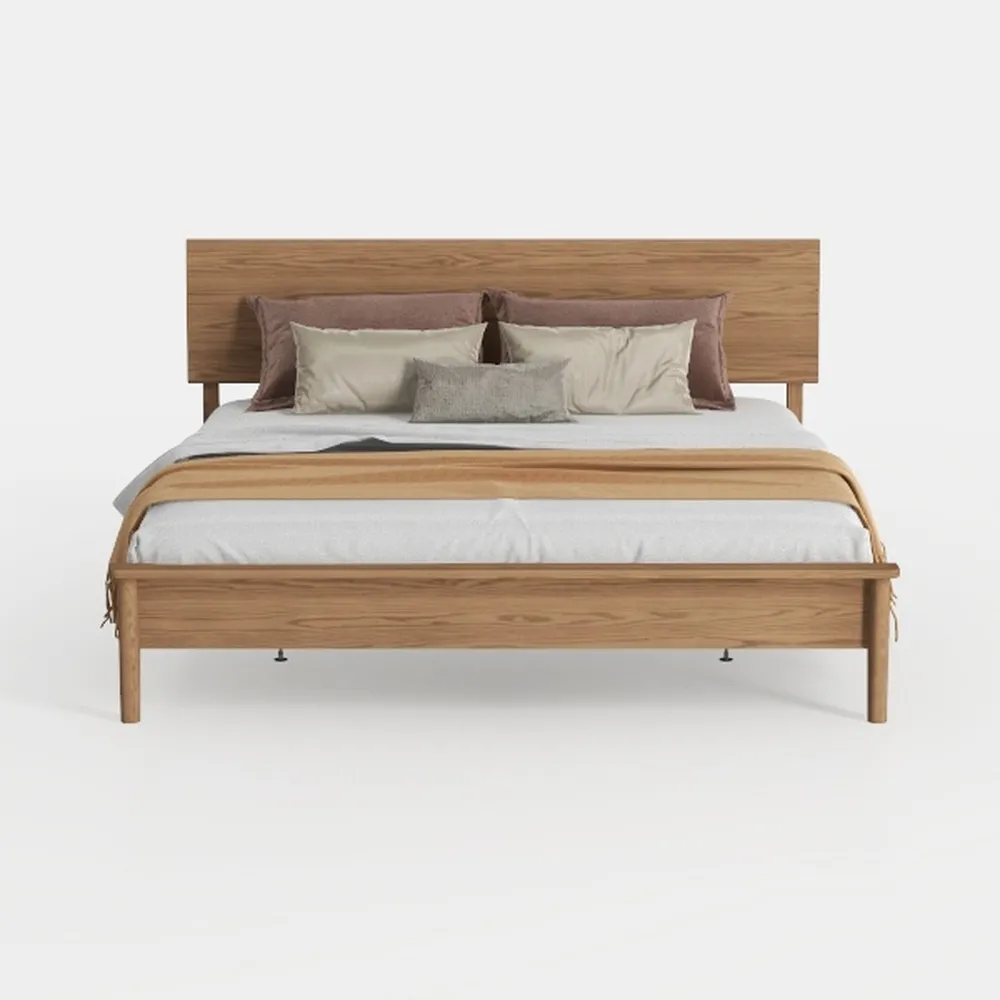 Furniture of America Wyatt Modern Solid Wood Queen