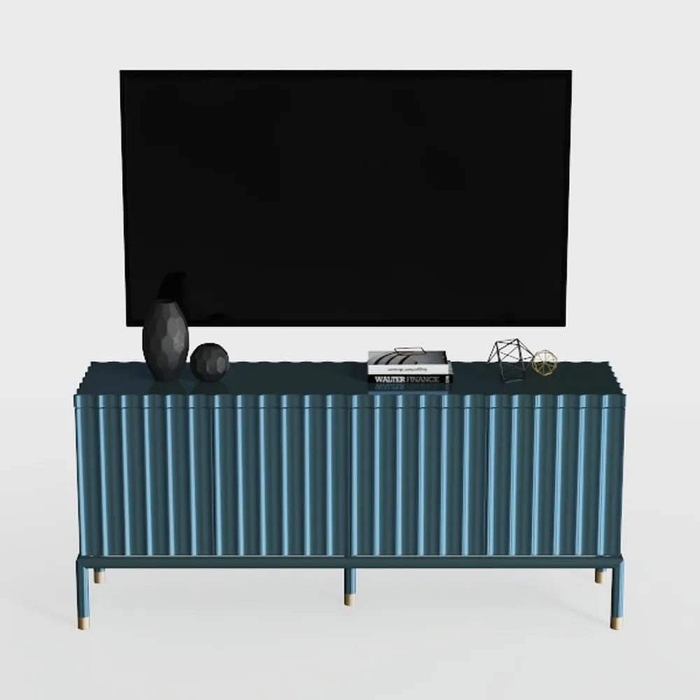 Fluted Sideboard, Buffet Cabinet with Storage