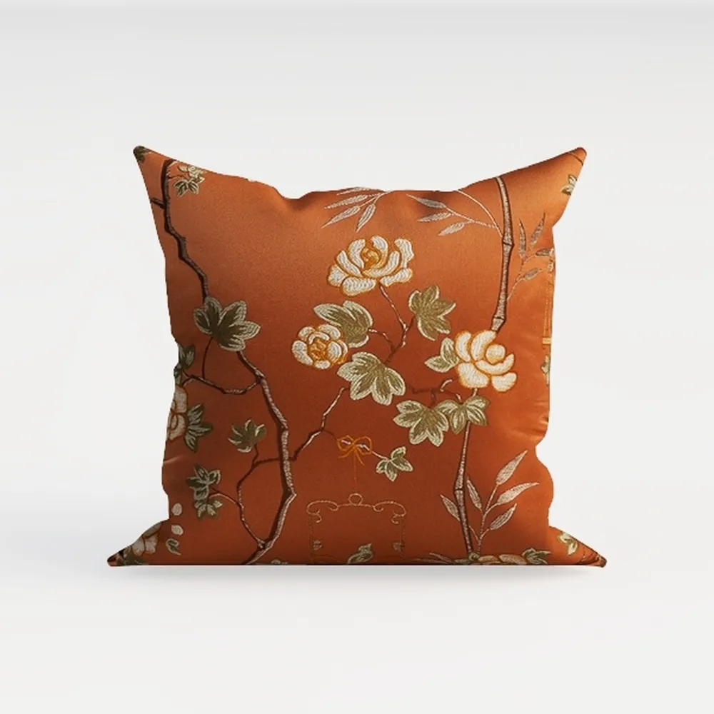 Orange Coral Outdoor Waterproof Pillow Covers