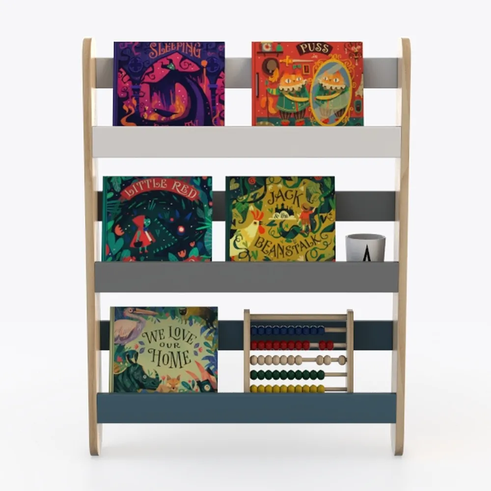 Kids Bookshelf Toy Storage Organizer - Book Shelf