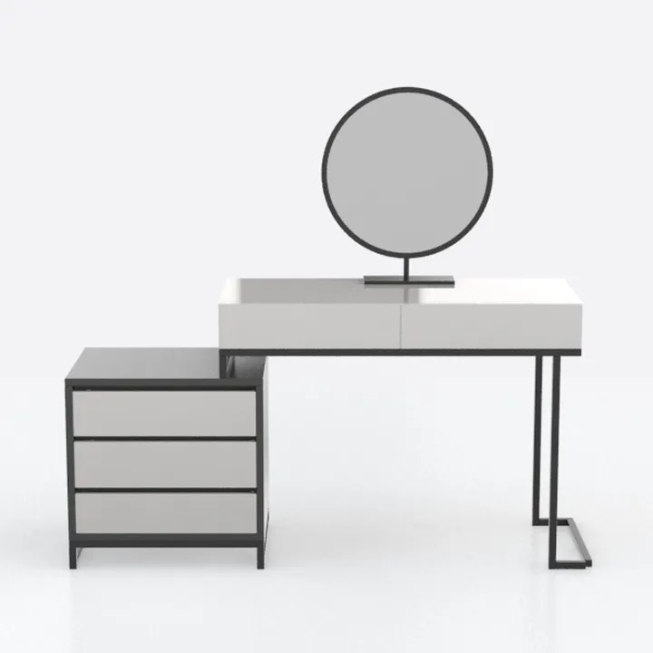 Vanity Table Stool Set Dimmer LED Mirror Large Sto