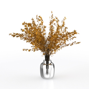 Yellow small floral Green plant B-89